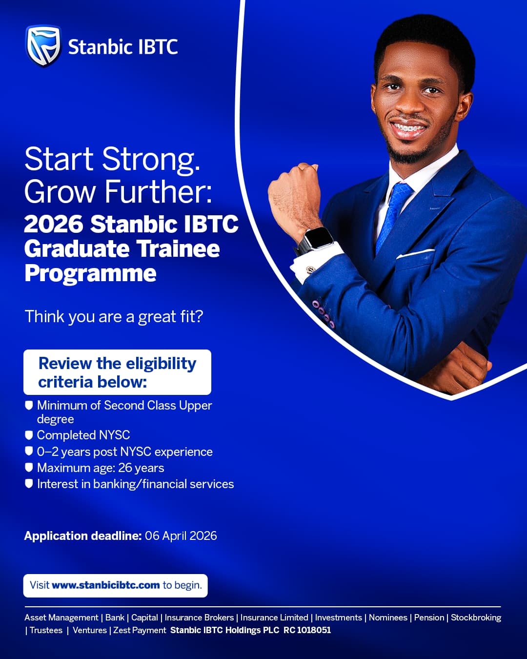 Stanbic IBTC Graduate Trainee Programme 2026